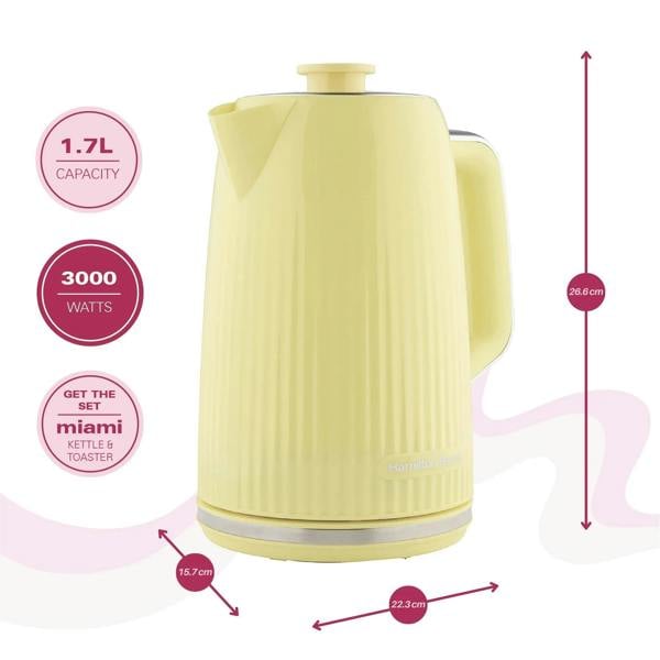 Hamilton Beach Miami 1.7L Kettle Banana Split - Hamilton Beach UK