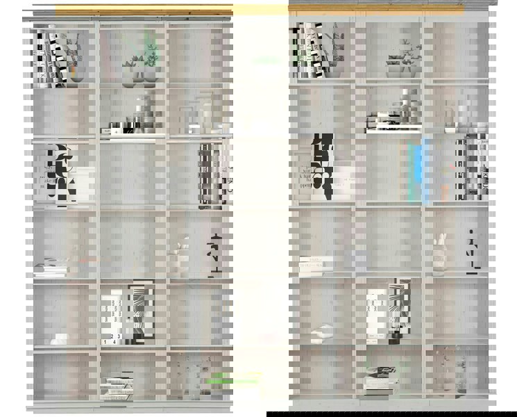 Dorel Home Anita Wall Unit K in white honey