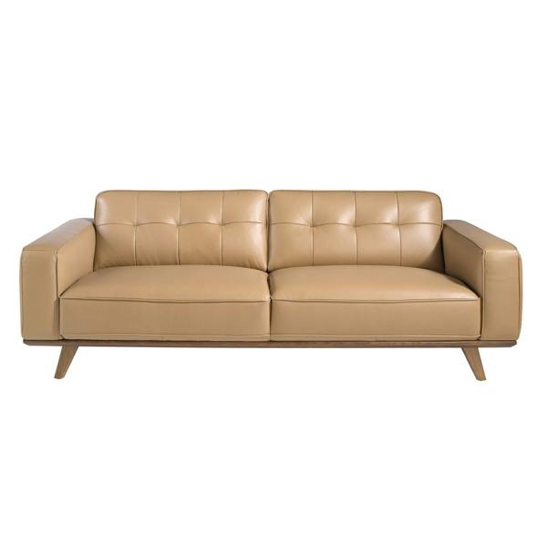 Angel Cerdá Chester sofa in sand leather 6119/6120