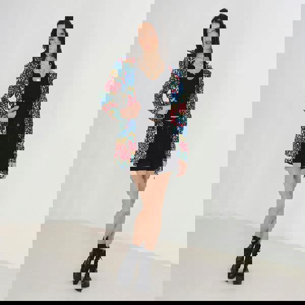 Brave Soul Multi Lightweight Showerproof Jacket - Multi Image 3