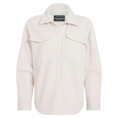 Craghoppers Womens National Trust Ribwort Overshirt - Ecru - 14 UK - Ecru - 100% Recycled Polyester
