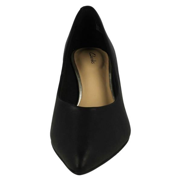 Clarks Ladies Clarks Kitten Heeled Pointed Toe Court Shoes Violet55 Court