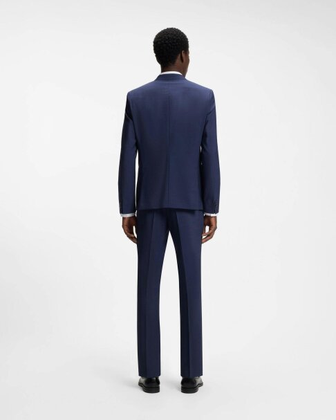 Hugo Arti Mens Extra-Slim-Fit Suit Jacket In A Wool Blend - Open Blue 498