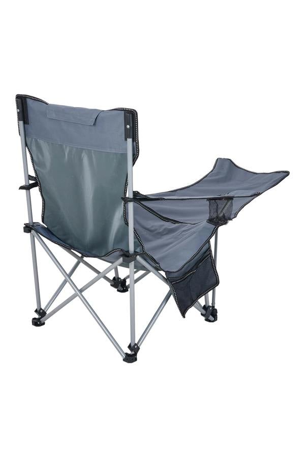 Living and Home Foldable Reclining Camping Chair with Footrest