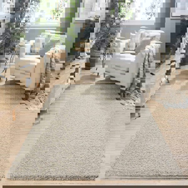 The Rugs Quality Tufted Washable Rug - Stylish Plain Design