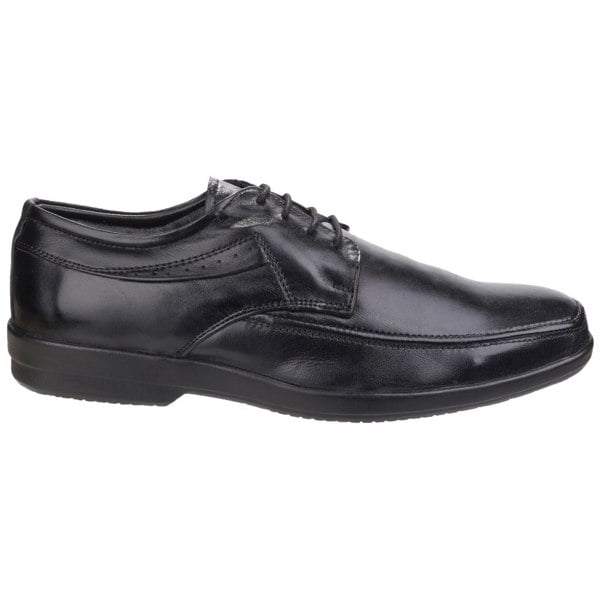 Fleet & Foster Mens Dave Apron Toe Oxford Formal Shoes - Black