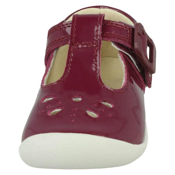 Clarks Girls Clarks Casual T-Bar Shoes Roamer Star