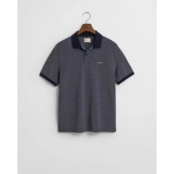 Gant Mens 4-Color Oxford Polo Shirt - Blue - 