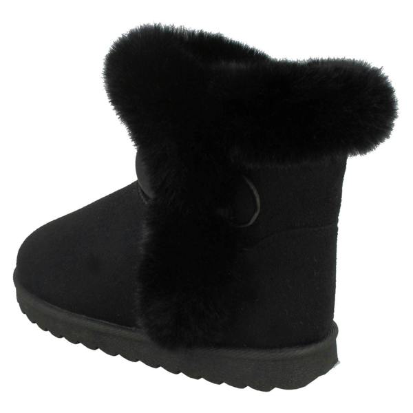 Spot On Girls Spot On Fur Trim/Lined Ankle Boots H4142