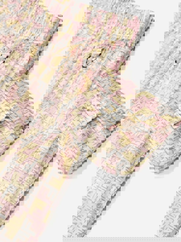 Fendi Kids Fendi Girls Micro Logo Shorts in Beige