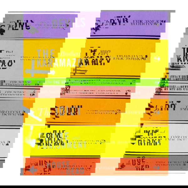 Selected Works of Fyodor Dostoevsky 7 Books Collection Set