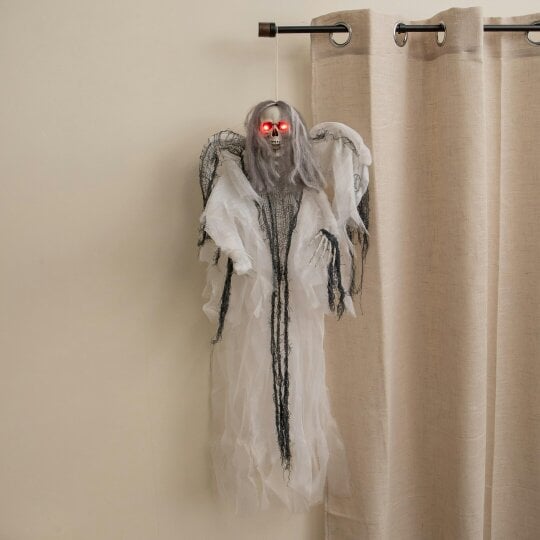 Samuel Alexander 90cm Animated Flapping Cackling Death Angel Halloween Decoration