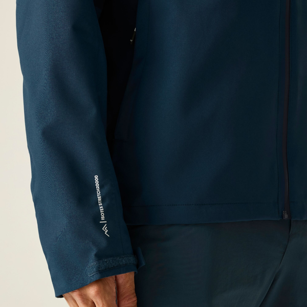 Regatta Mens Birchdale II Waterproof Jacket - Moonlight Denim/Navy