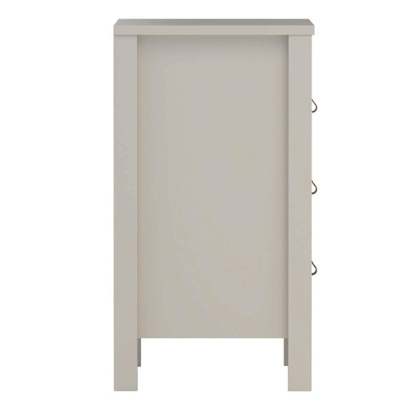 Wyld Haus Wildberry Cashmere Bedside Table 3 Drawers