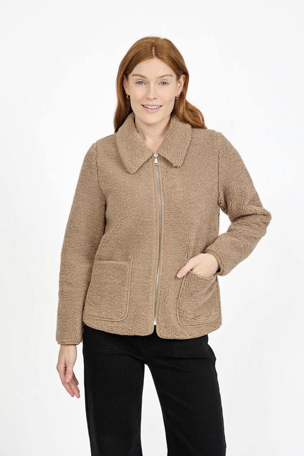 Mudflower Soft Sherpa Fleece Jacket
