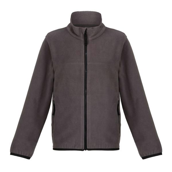 Regatta Professional Childrens/Kids Microfleece Full Zip Fleece Jacket - Seal Grey - 