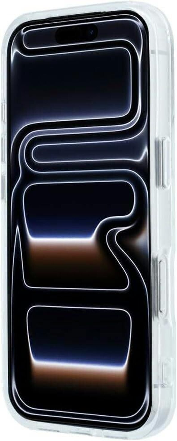 Karl Lagerfeld IML Rhinestones Allover and Electroplated Logo Case for iPhone 17/18 Pro Max 6.9" White - KLHCP18X6HCRDKLH