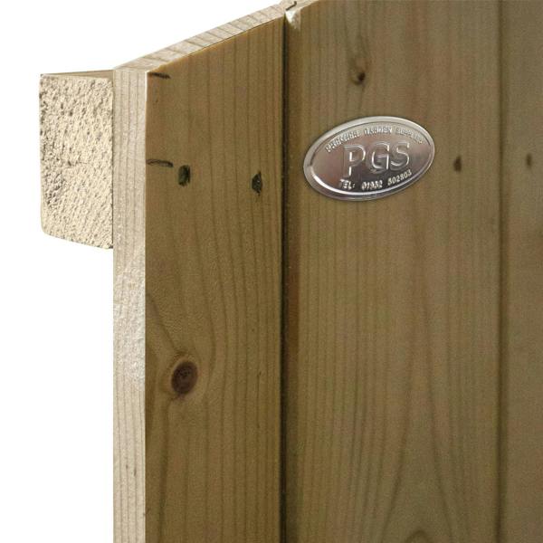 4 pack fence panel dome top tongue & groove semi-braced [w.6ft x h.1ft] 1