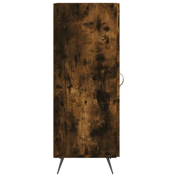 Berkfield Sideboard Smoked Oak 34.5x34x90 cm Engineered Wood