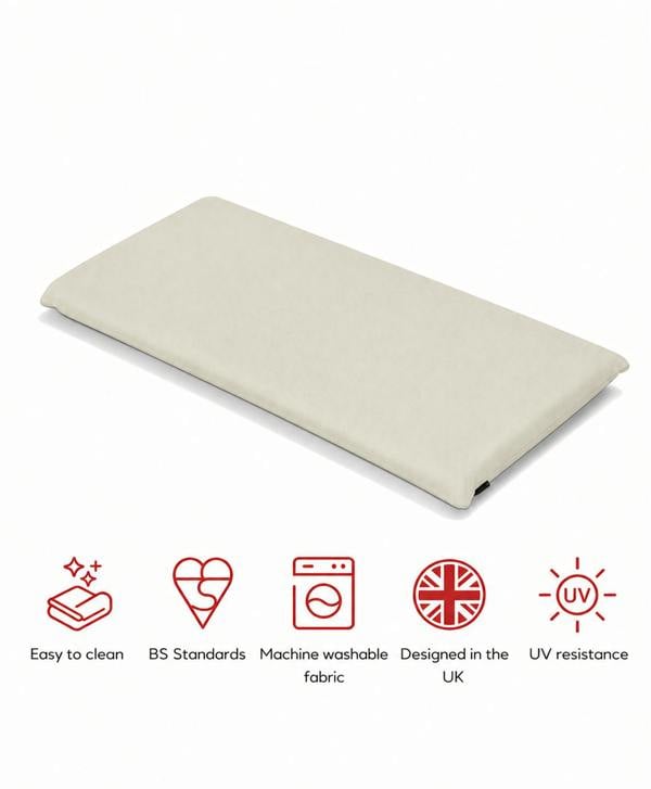 SP Range 2 Seater Bench Pad Cushion natural The Garden Furniture Shop