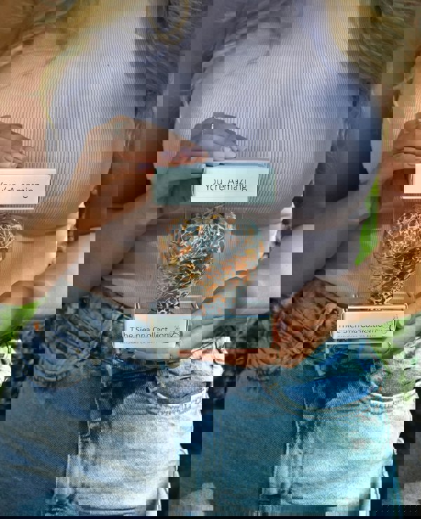 8cm Friendship Heart - You're Amazing - Pastel Gold