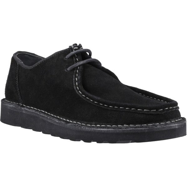 Hush Puppies Otis Suede Men's Black Lace-Up Shoes