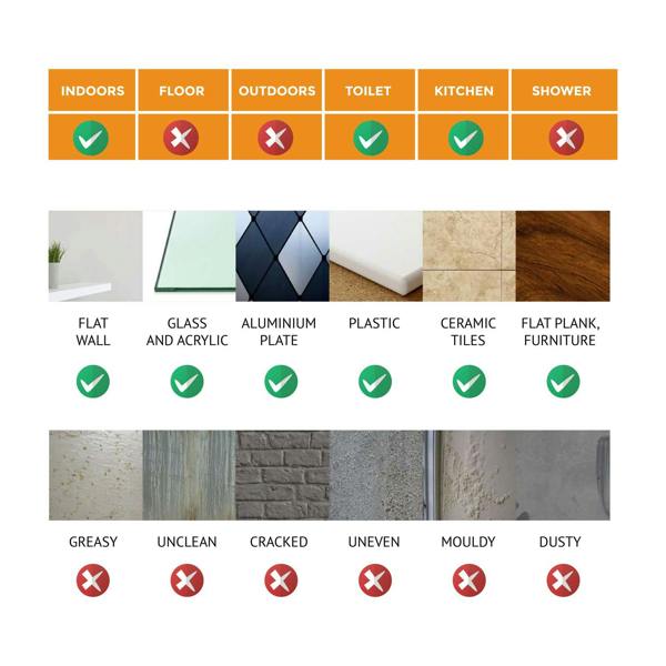 WALPLUS WT1578 - Osborne Monocromatic Light Grey Victorian Wall Tile Sticker Set - 15 x 15 cm (6 x 6 in) - 24 pcs