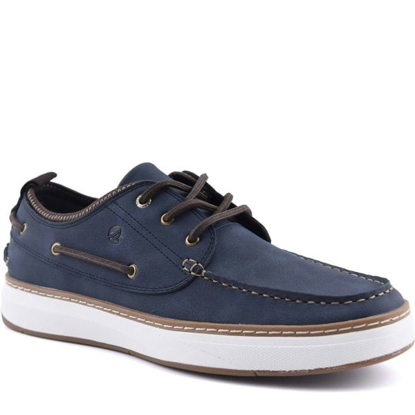Sperry Moc Neo Polyurethane Men's Navy Boat Shoes
