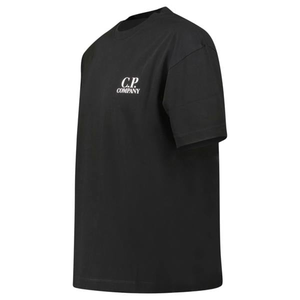 CP Company Logo Print T-Shirt Black - chancefashionco