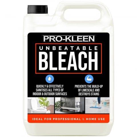 ProKleen Pro-Kleen Unbeatable Bleach - Kills Germs and Bacteria - Removes Odours, Prevents Limescale & Removes Stains 5L