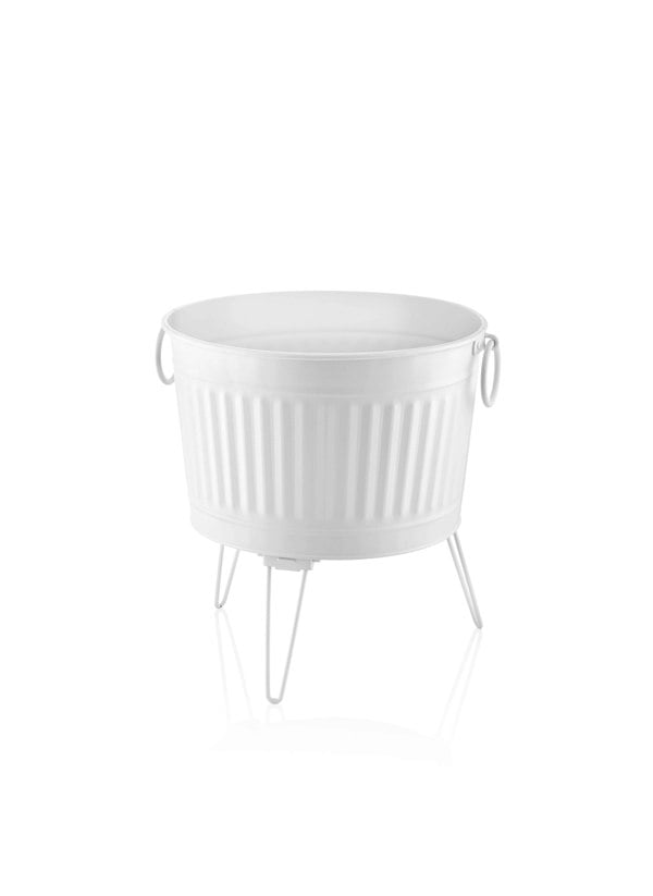 Rozi Foldable White Plant Pot