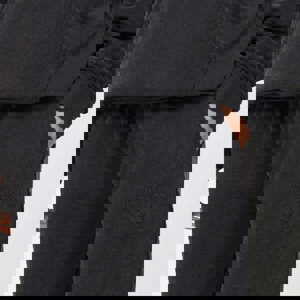 Good For Nothing Black Washed Relaxed Joggers - Black Image 3