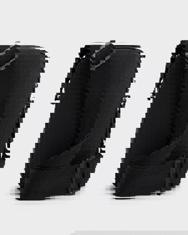 BOSS Orange Ray Mens Reporter Bag with Embossed Logo  - Black 001 - CHO - Designer Mens Shoulder Bags