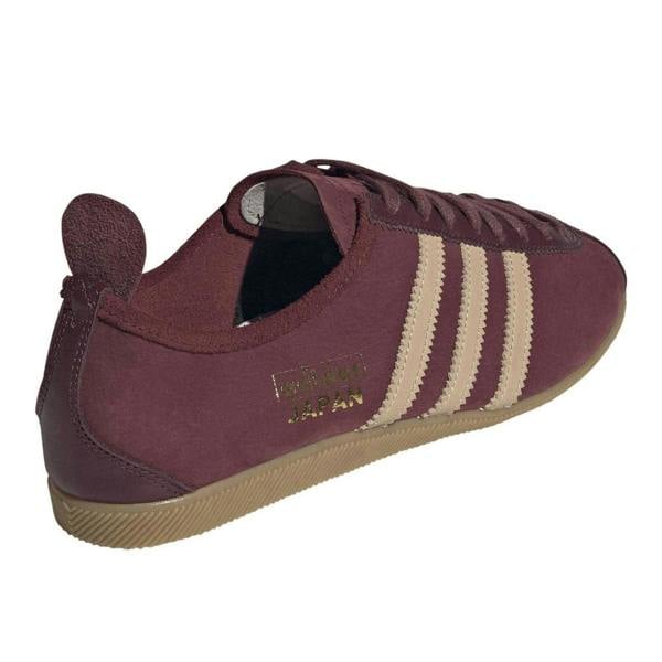 Adidas Mens Originals Japan Decon Leather Low Cut Trainers - Burgundy - 