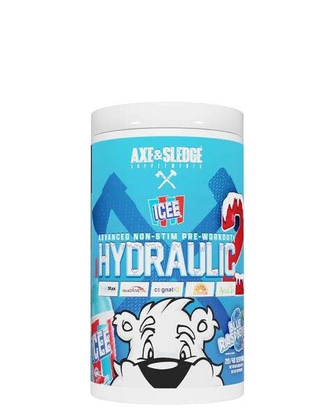Axe & Sledge Hydraulic V2 Non-Stim Pre-Workout, ICEE Blue Raspberry - 450g