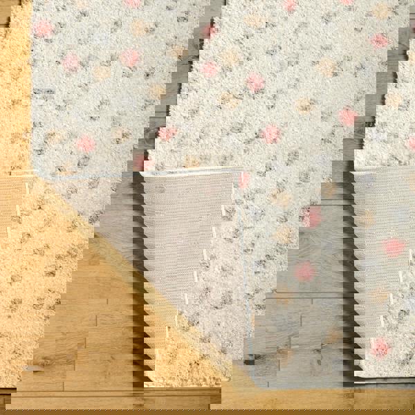 Livabliss Rodos-Modern Beige Grey Yellow Pink Soft Plush Pile Rug