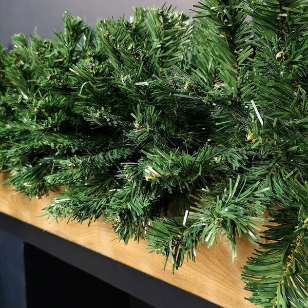 Samuel Alexander 2.7m (9ft) x 38cm Premier Luxury Extra Bushy Plain Green Christmas Garland