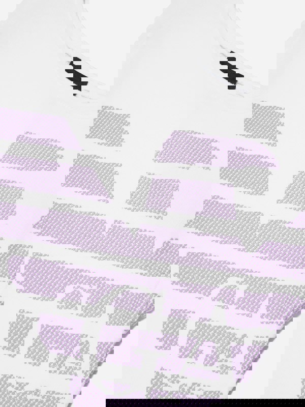 Emporio Armani Girls Sleeveless Logo Dress In White