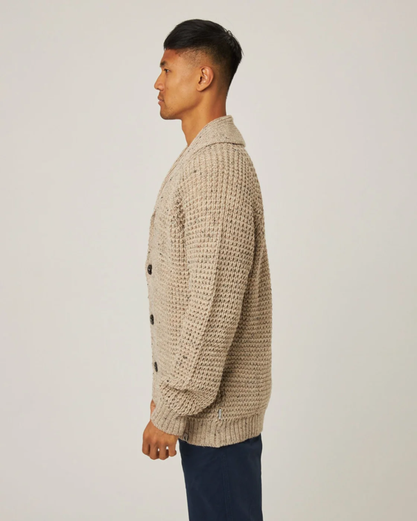 Peregrine  Waffle Shawl Cardigan