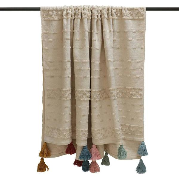 Furn Throw - Multicoloured/Beige - 