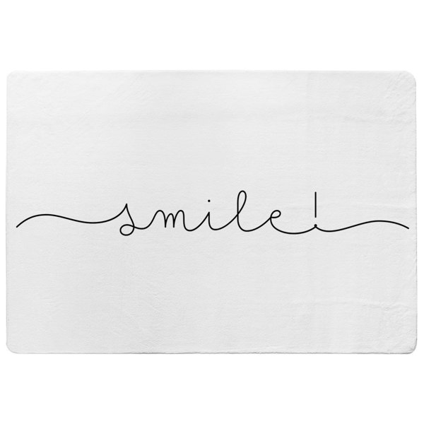 Benjamin Tate Design Text Smile (Rug)