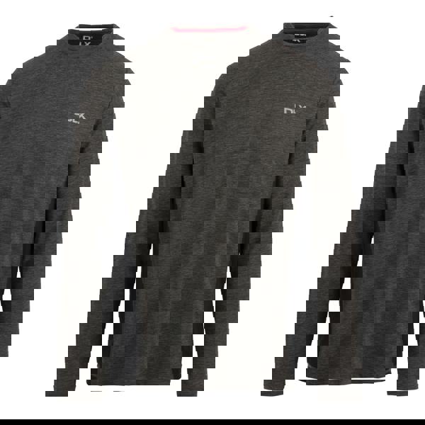 Trespass Mens Charlie Long-Sleeved T-Shirt - Dark Grey Marl