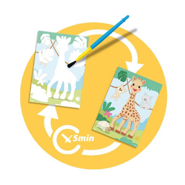 SES Creative Sophie la girafe - Colouring with water