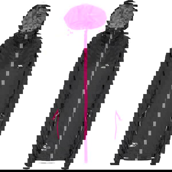 Trespass Womens/Ladies Qikpac Packaway Waterproof Jacket - Black