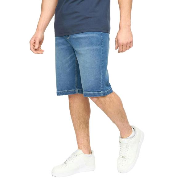 Crosshatch Mens Kamaline Denim Shorts - Mid Wash - 