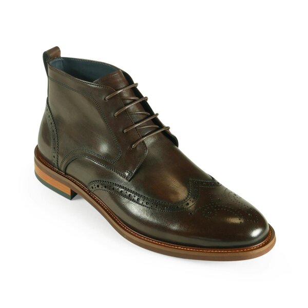 Azor Rimini Brogue Derby Boot - Brown