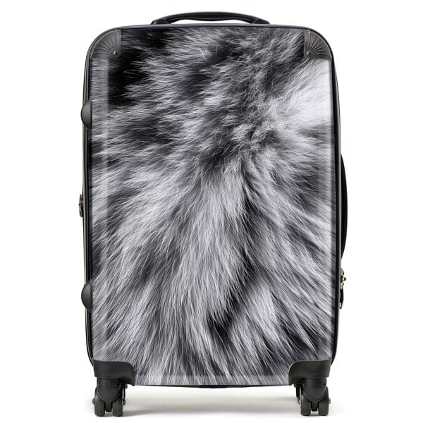 Warren Reed Silver Tabby Cat Print Suitcase