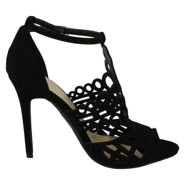 Anne Michelle Ladies Anne Michelle Cut Out Detail Open Toe Heels