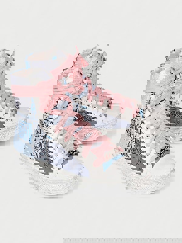 Amiri Sunset Bandana High Patchwork Light Blue