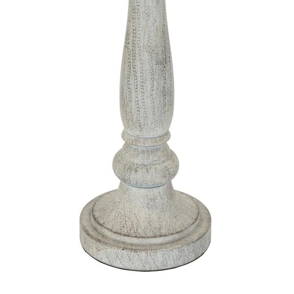 Hill Interiors Stella Table Lamp (UK Plug) - White - 